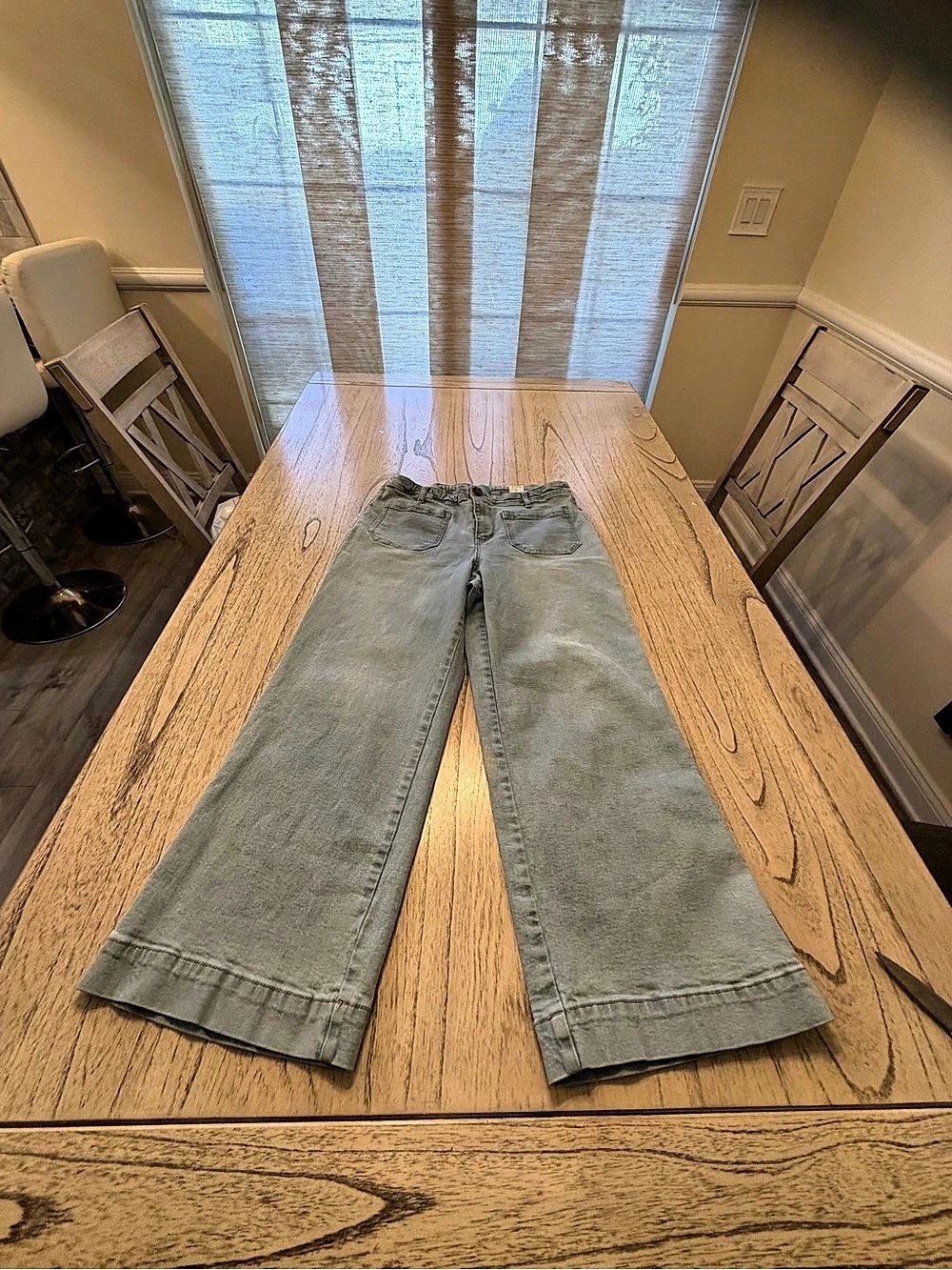 Draper James Women's Wide Leg Jeans Waist 10